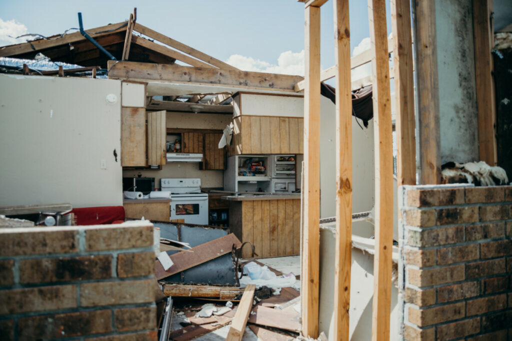 Devastation to home in Lake Charles LA for AR