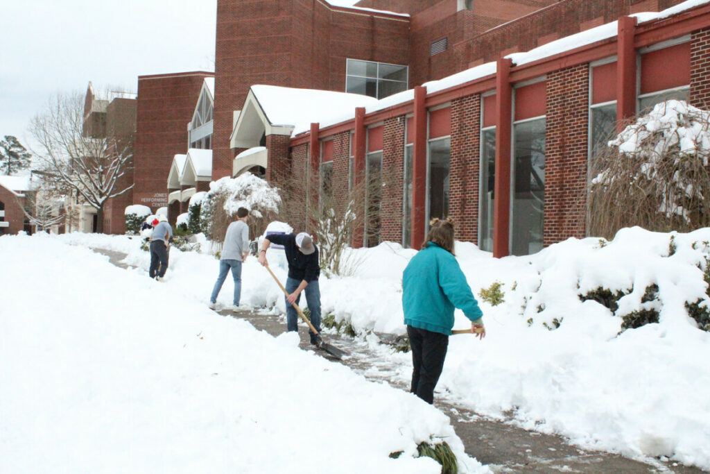 shoveling snow by sarah dean