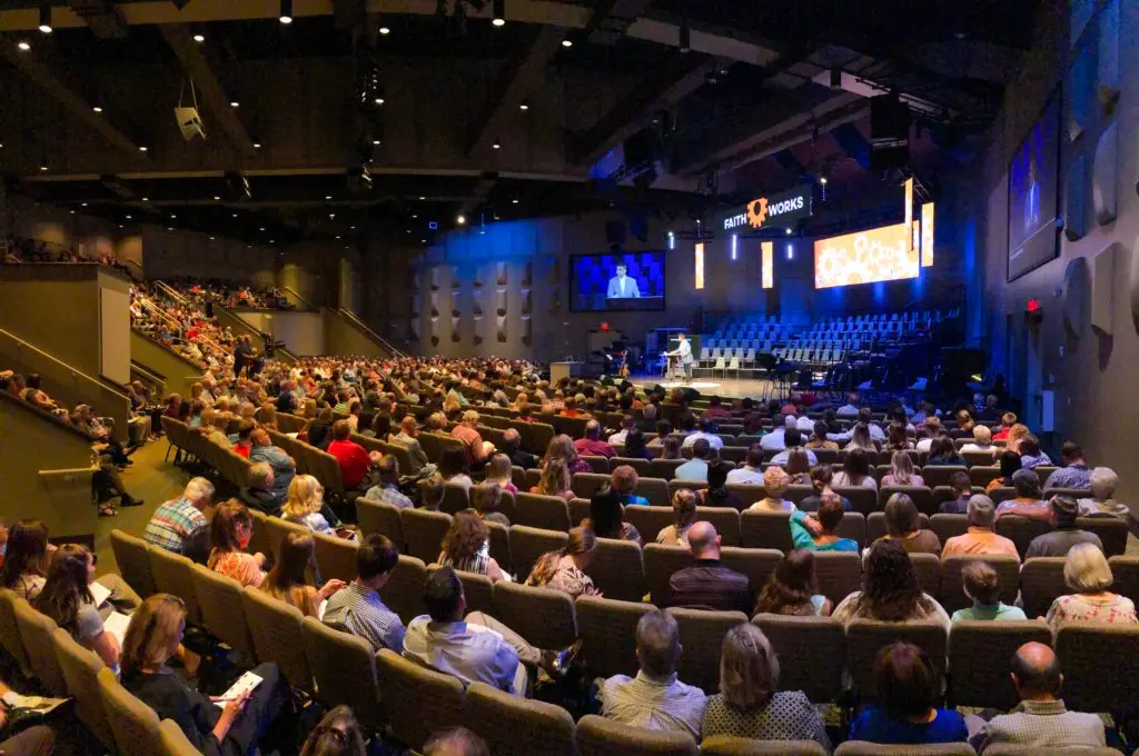 people sitting in auditorium