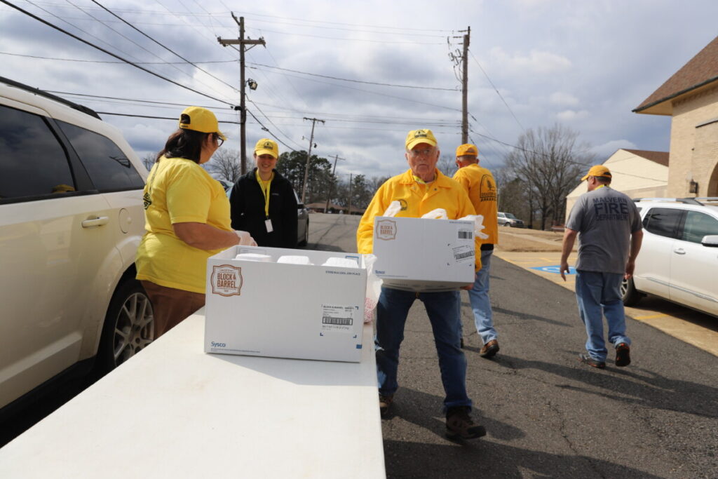 Arkansas Baptist Disaster Relief teams serve up hot meals, more in Fordyce 7 DR7