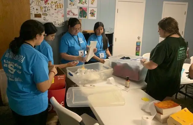 serving at Joy Center in Houston