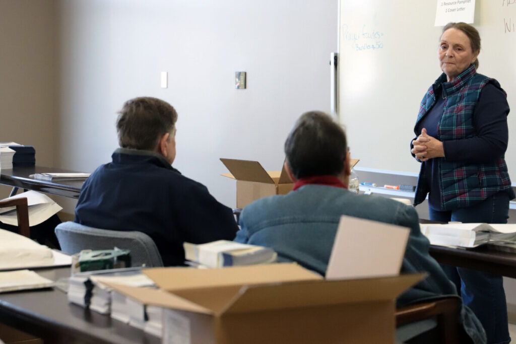 Lottie Moon materials packaged, on way to Arkansas Baptist churches 1 LM8